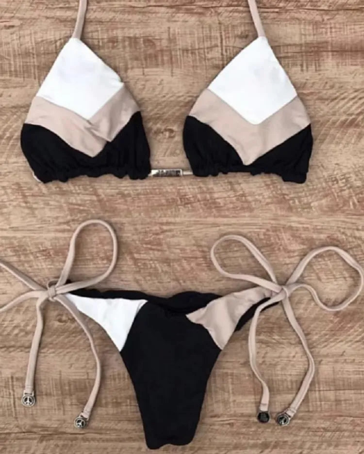 Ribbed Bikini Set - Voldara