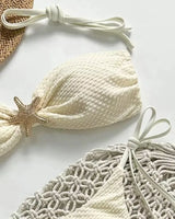 Solid Tie-Side Bikini Set - Voldara
