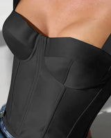 Square Neck Corset Top - Voldara