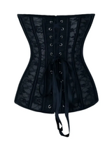 Strapless Lace Mesh Corset - Voldara