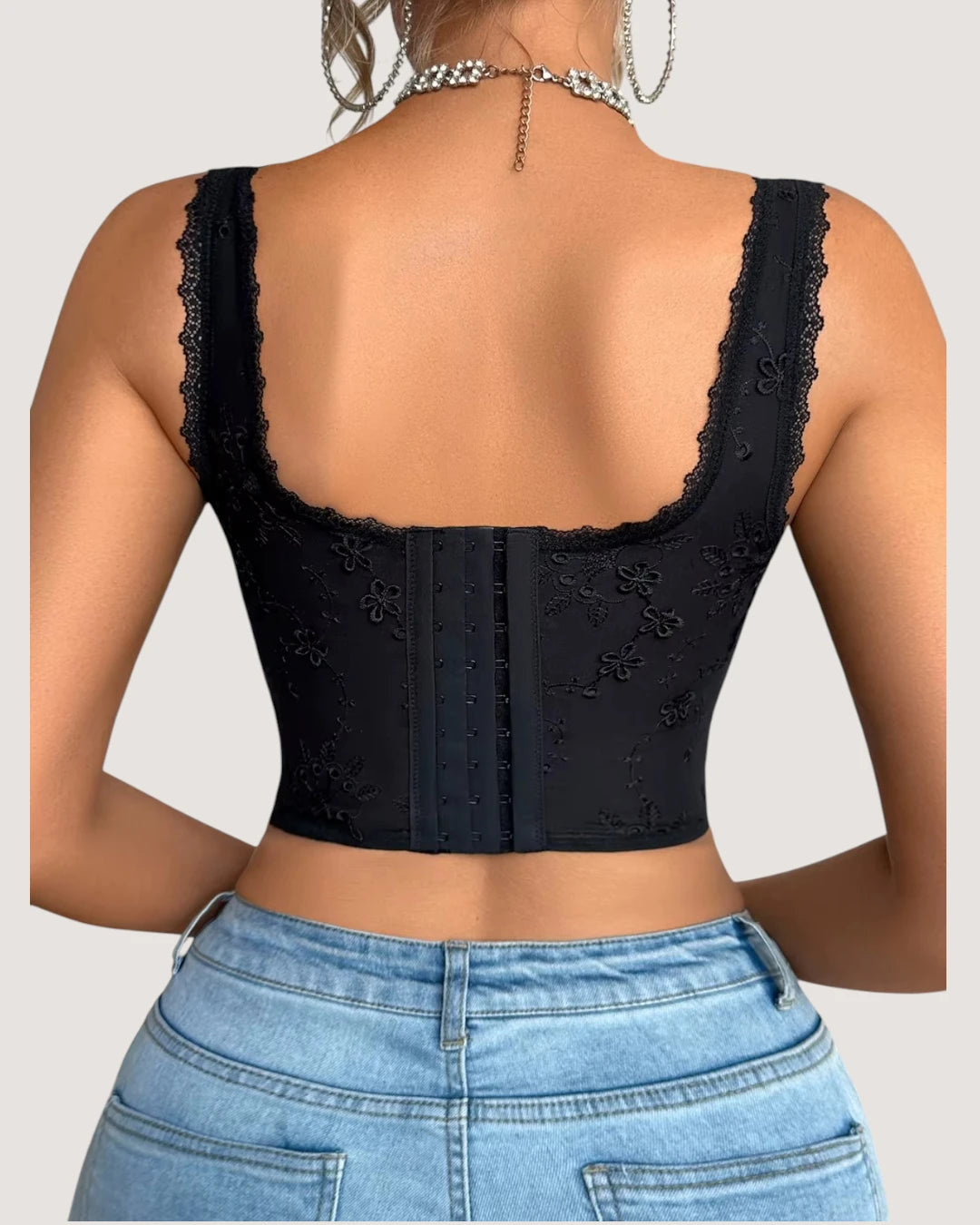 Structured Lace Corset - Voldara