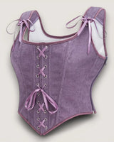 Structured Lace-Up Corset Top - Voldara