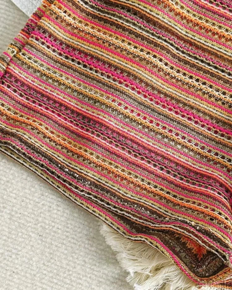 Textured Knit Triangle Bikini & Shorts Set - Voldara