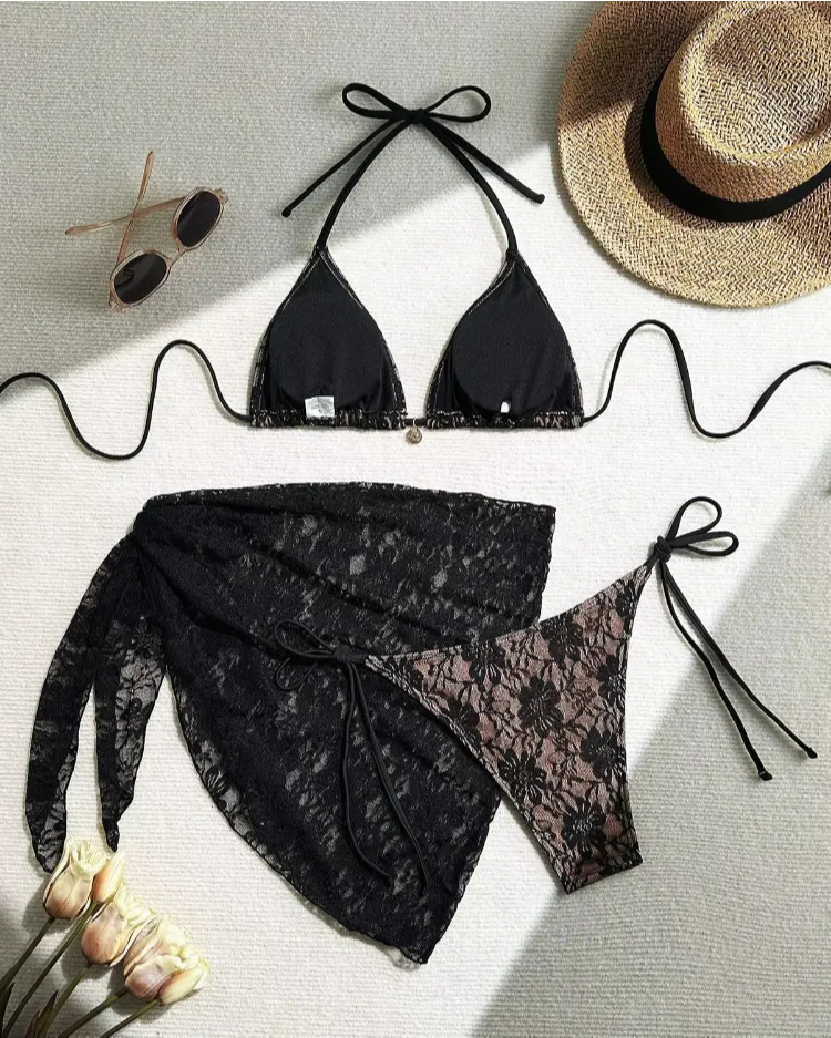 Three-Piece Bikini Set - Voldara