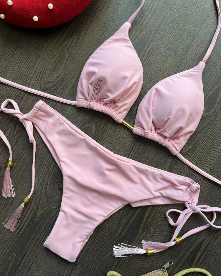 Triangle Brazilian Bikini Set - Voldara