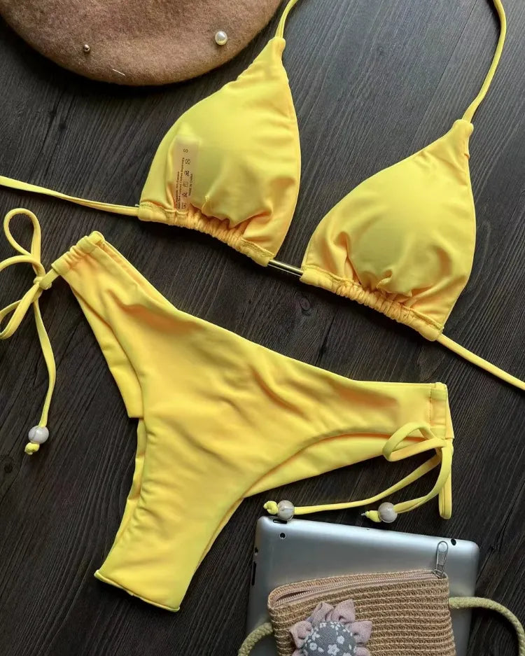 Triangle Brazilian Bikini Set - Voldara