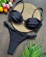 Underwired V-Wire Bikini Set - Voldara