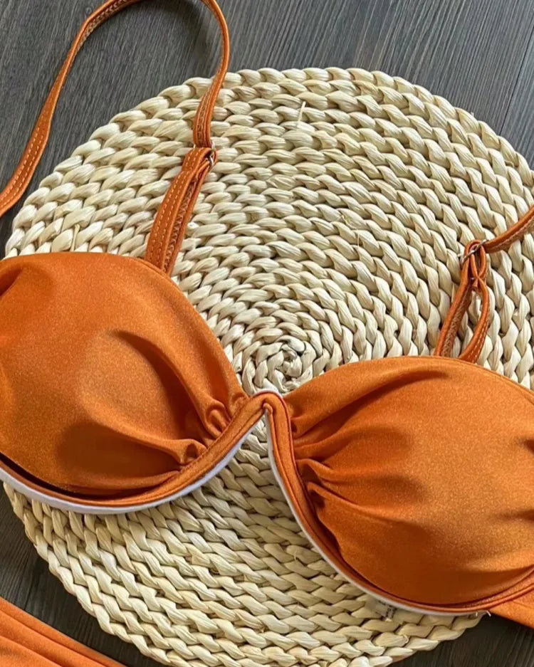 Underwired V-Wire Bikini Set - Voldara