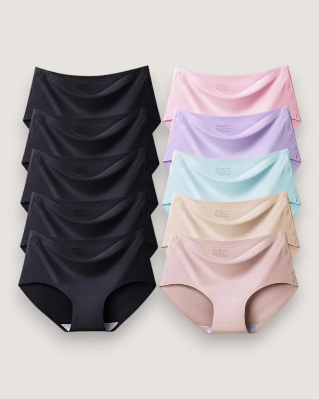 10-Pack: Seamless Mid-Rise Briefs - Voldara