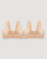 2-Pack: Seamless Everyday Support Bra - Voldara
