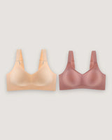 2-Pack: Seamless Everyday Support Bra - Voldara