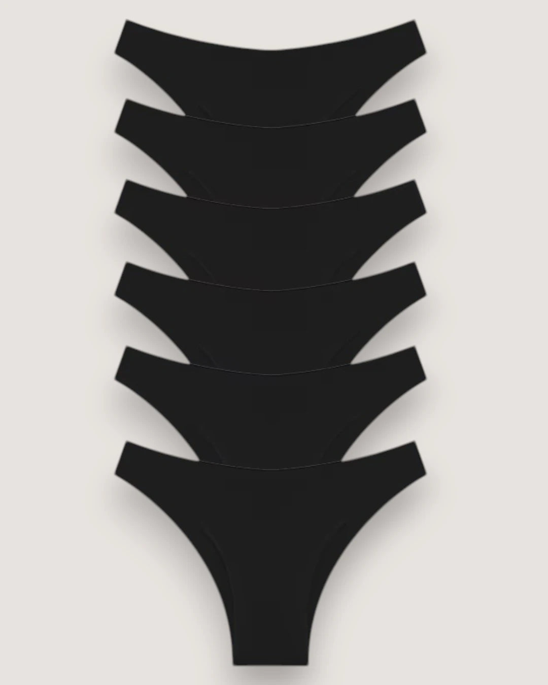 6-Pack: Seamless Laser-Cut Low-Rise Briefs - Voldara