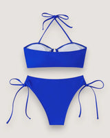 High-Waist Bandeau Bikini Set - Voldara