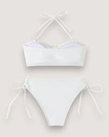 High-Waist Bandeau Bikini Set - Voldara