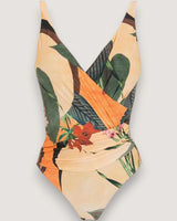 Padded One-Piece Swimsuit And Dress - Voldara