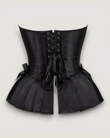 Satin Jacquard Corset Top - Voldara