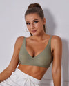 Seamless Comfort V-Neck Bra - Voldara