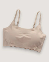 Seamless Wavy-Edge Comfort Bralette - Voldara