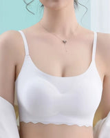 Seamless Wavy-Edge Comfort Bralette - Voldara
