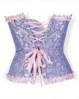 Structured Damask Corset Top - Voldara