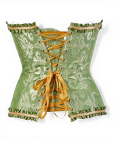Structured Damask Corset Top - Voldara