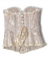 Structured Damask Corset Top - Voldara