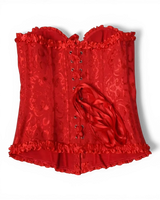 Structured Damask Corset Top - Voldara