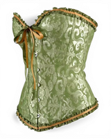Structured Damask Corset Top - Voldara