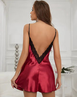 Backless Lace Nightdress - Voldara