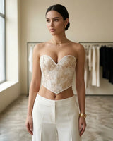 Brocade Corset Top - Voldara