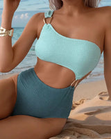 Cut-Out One-Piece Swimsuit - Voldara