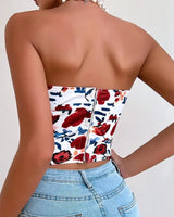 Floral Corset Top - Voldara