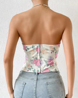 Floral Corset Top - Voldara