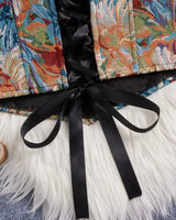 Floral Jacquard Corset - Voldara