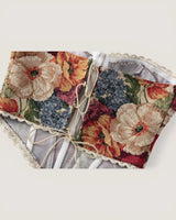 Floral Strapless Bustier Top - Voldara