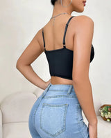 Floral Tulle Corset Top - Voldara