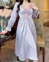French Court Long Nightdress - Voldara