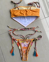 High-Cut Crop Top Bikini - Voldara