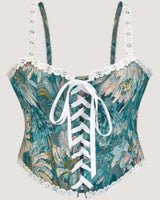Jacquard Corset Top - Voldara