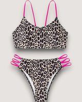 Leopard High-Waist Bikini Set - Voldara