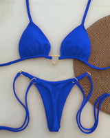 Low-Waist Lace-Up Bikini Set - Voldara