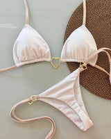 Low-Waist Lace-Up Bikini Set - Voldara
