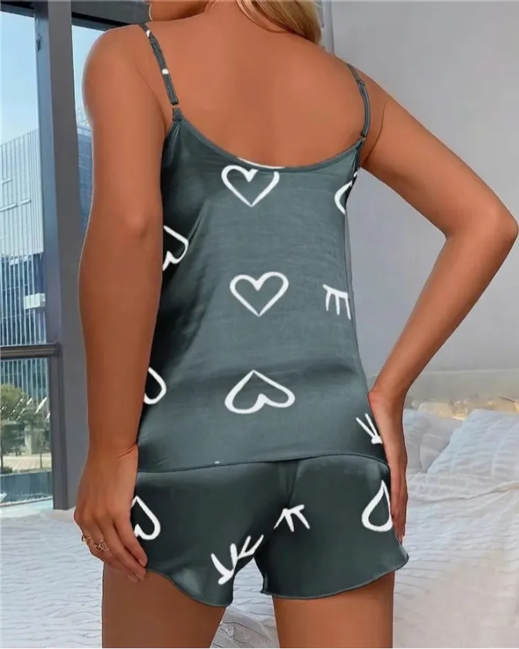 Satin Cami Pyjama Set