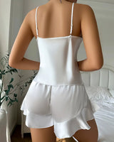 Satin Camisole Pyjama Set - Voldara