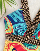 Strappy Cut-Out Swimsuit - Voldara
