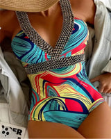 Strappy Cut-Out Swimsuit - Voldara