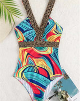 Strappy Cut-Out Swimsuit - Voldara