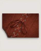Structured Lace-Up Corset Top - Voldara