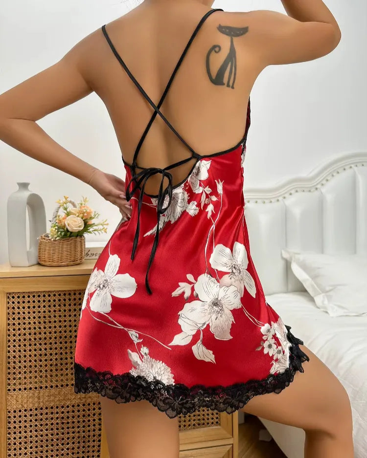 Summer Satin Slip Nightdress