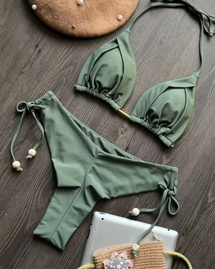 Triangle Brazilian Bikini Set - Voldara
